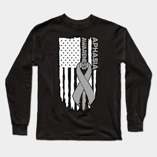 Aphasia Awareness Flag Aphasia Long Sleeve T-Shirt